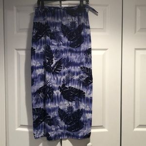 Floral long skirt